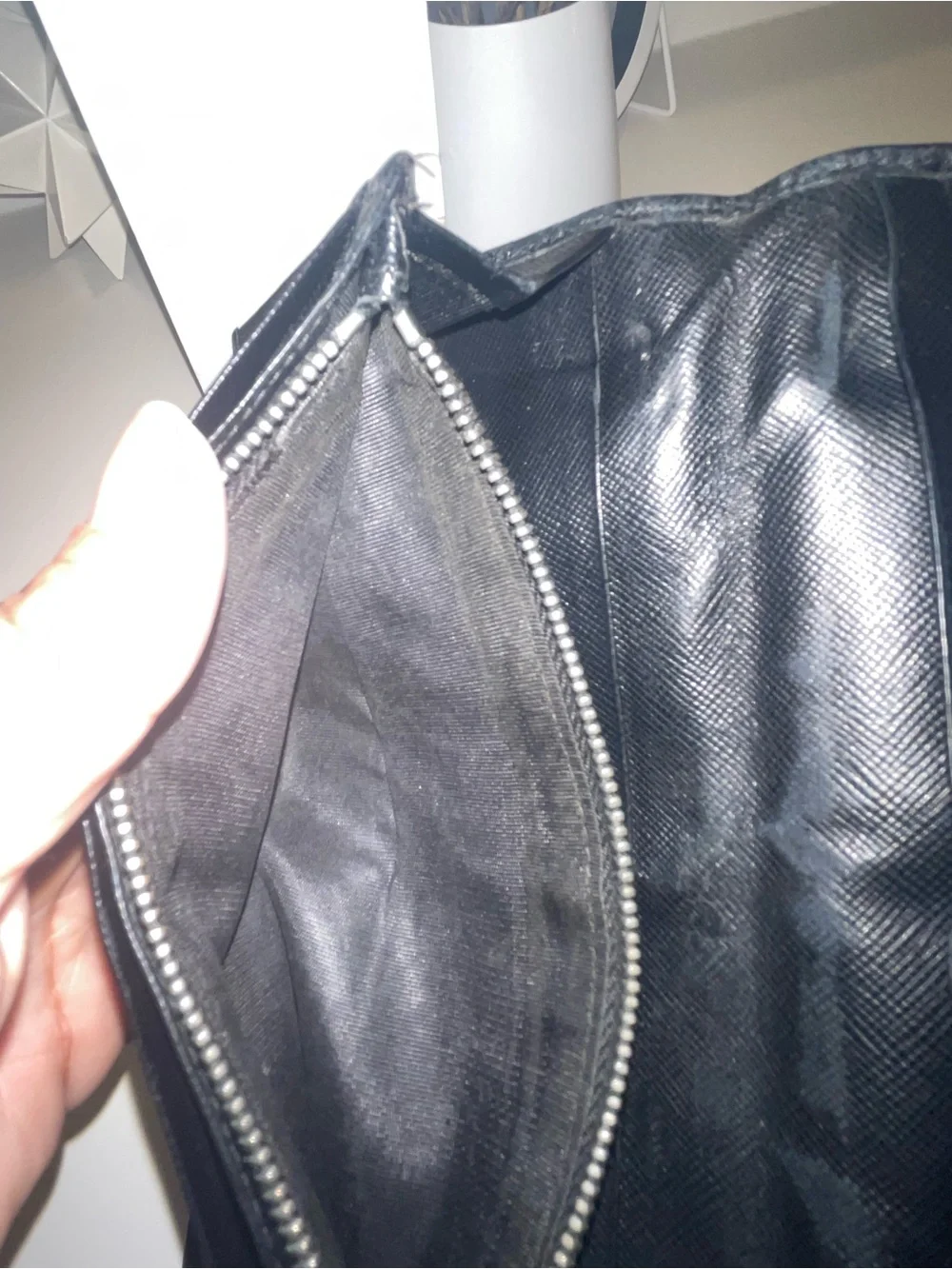 Prada black saffiano